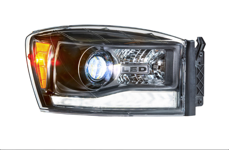 Morimoto LED Headlights DODGE RAM (06-08): XB HYBRID LED HEADLIGHTS (Pair / ASM)