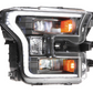 Morimoto LED Headlights FORD F150 (15-17): XB HYBRID LED HEADLIGHTS (Pair / ASM)