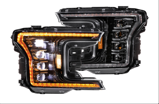 Morimoto LED Headlights FORD F150 (18-20): XB LED HEADLIGHTS (Pair / ASM Amber DRL) (Gen 2)