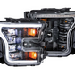 Morimoto LED Headlights FORD F150 (15-17): XB LED HEADLIGHTS (Pair / ASM / White DRL) (Gen 2)
