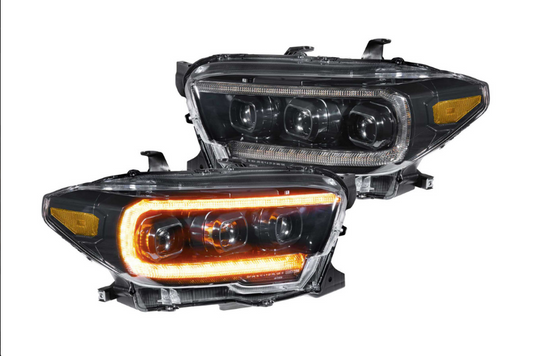 Morimoto Led Headlights Toyota Tacoma (16+): XB Led Headlights (Pair / ASM / Amber DRL) (Gen 2)