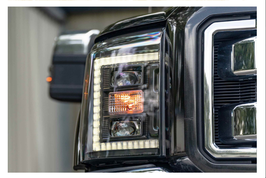 Morimoto Led Headlights Ford Super Duty (11-16): XB Hybrid Led Headlights (Pair / ASM)