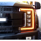 Morimoto Led Headlights Ford Super Duty (17-19): XB Led Headlights (Pair / ASM / Amber DRL)