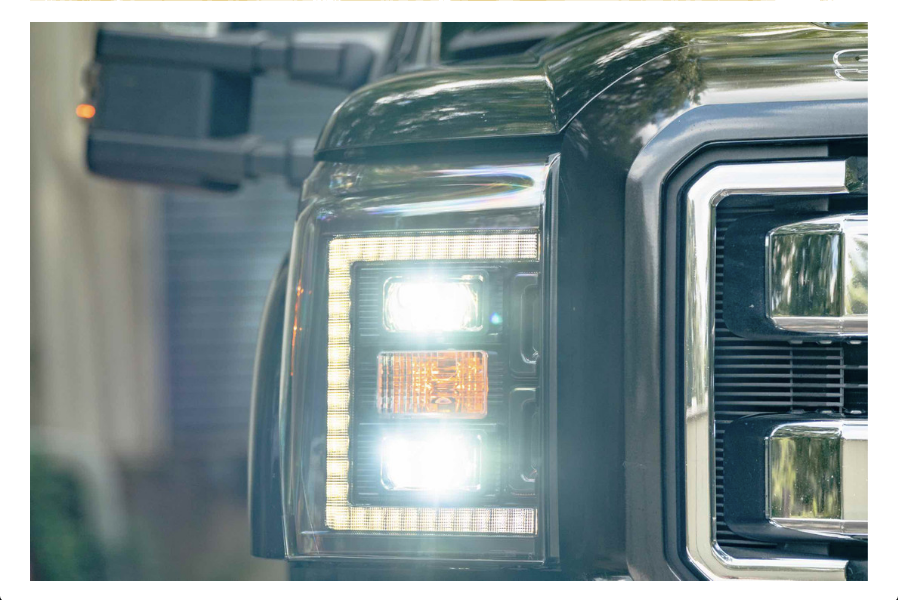 Morimoto Led Headlights Ford Super Duty (11-16): XB Hybrid Led Headlights (Pair / ASM)