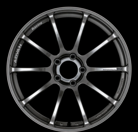 Advan RSII 18x9.5 +45 5-114.3 Racing Hyper Black Wheel