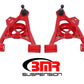 BMR 94-04 Ford Mustang Non-Adj. A-Arms Lower (Poly) w/ Spring Pocket - Red