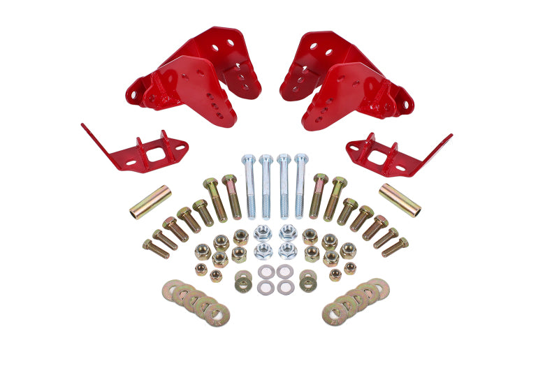 BMR 78-87 G-Body Rear Coilover Conversion Kit w/ Control Arm Bracket - Red