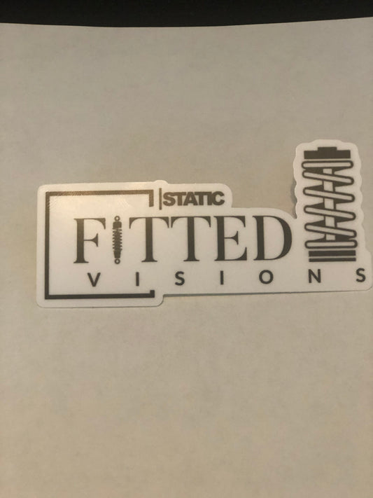 Fitted Visions Static Sticker
