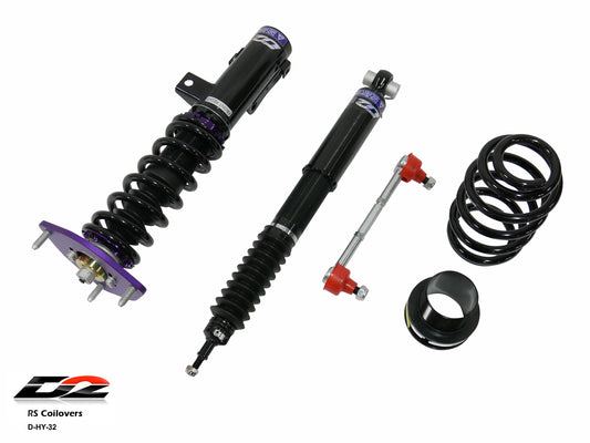D2 Racing RS Series Coilovers (D-HY-32-RS) for 17-20 Hyundai Elantra (EXCL HATCHBACK) / 19+ Kia Forte (EXCL HATCHBACK)