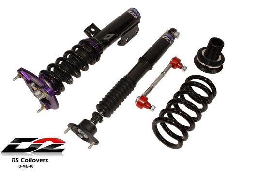 D2 Racing RS Series Coilovers (D-ME-46-RS) for Mercedes-Benz C Class (Sedan), AWD 2008-2014