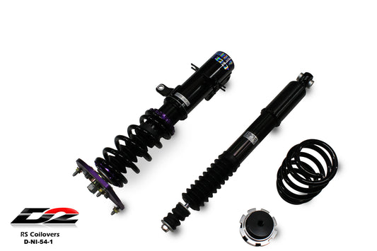 D2 Racing RS Series Coilovers (D-NI-54-1-RS) for Nissan Cube 2009-2014