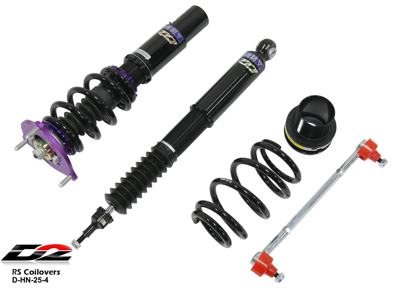 D2 Racing RS Series Coilovers (D-TO-75-RS) for Toyota Camry (XV70), 4 CYL FWD/AWD 2018-2021