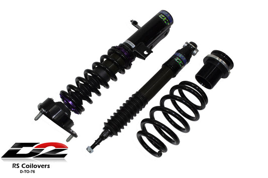 D2 Racing RS Series Coilovers (D-TO-76-RS) for 19-21 Lexus ES 350 FWD/AWD / 18+ Toyota Camry, 6 CYL FWD/AWD