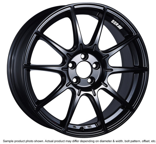 SSR GTX01 19x8.5 5x114.3 45mm Offset Flat Black Wheel
