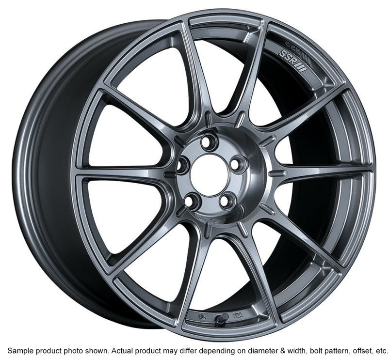 SSR GTX01 19x10.5 5x114.3 22mm Offset Dark Silver Wheel Evo X / G35 / 350z / 370z