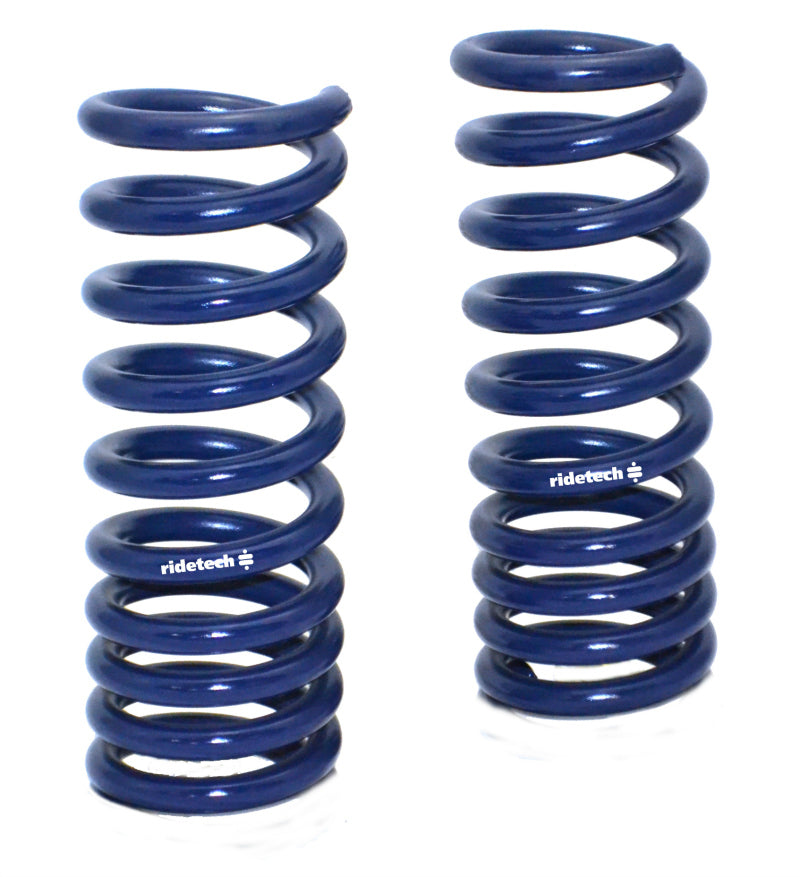 Ridetech 67-70 Ford Mustang Small Block StreetGRIP Lowering Coil Springs Dual Rate Front Pair