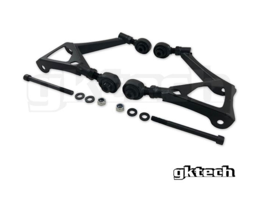 GK Tech R33/R34 Skyline Front Upper Camber Arms (Fuca's)