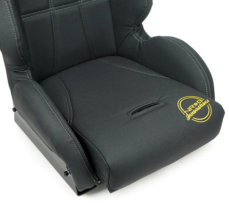 NRG Innovations Defener Suspension Seat with Side Mount Bracket