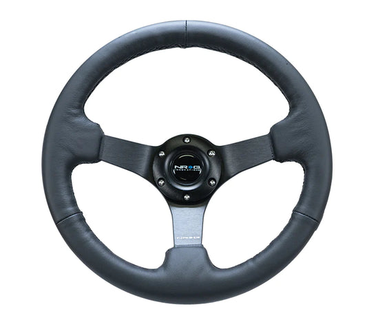 NRG Innovations 330mm Deep Dish Steering Wheel Leather