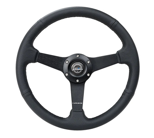 NRG Innovations 350MM Flat Steering Wheel Leather
