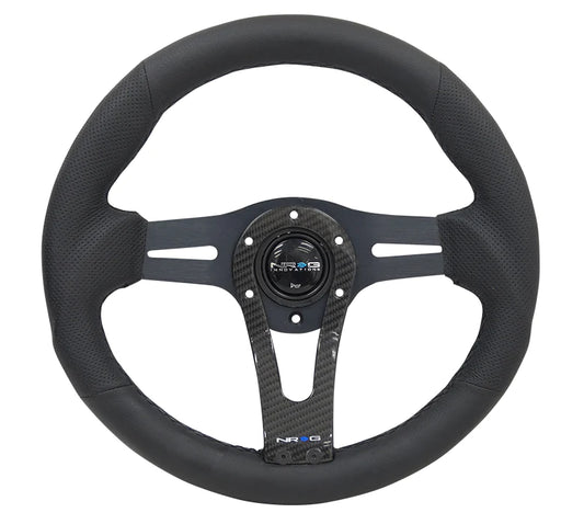NRG Innovations Carbon Fiber Steering Wheel Carbon Center Spoke