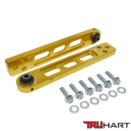 TruHart Rear Lower Control Arms - Gold 01-05 Honda Civic - TH-H103-1-GO